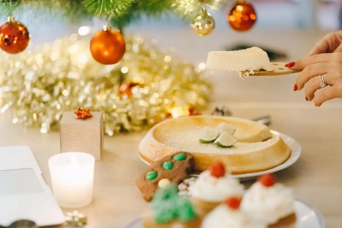 Como pedir fatias de cheesecake para a ceia de Natal?